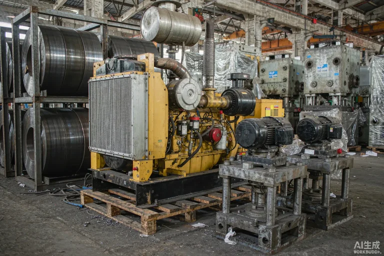 Heavy machinery and equipment stowed on a break-bulk vessel deck for shipping from China to Cuba