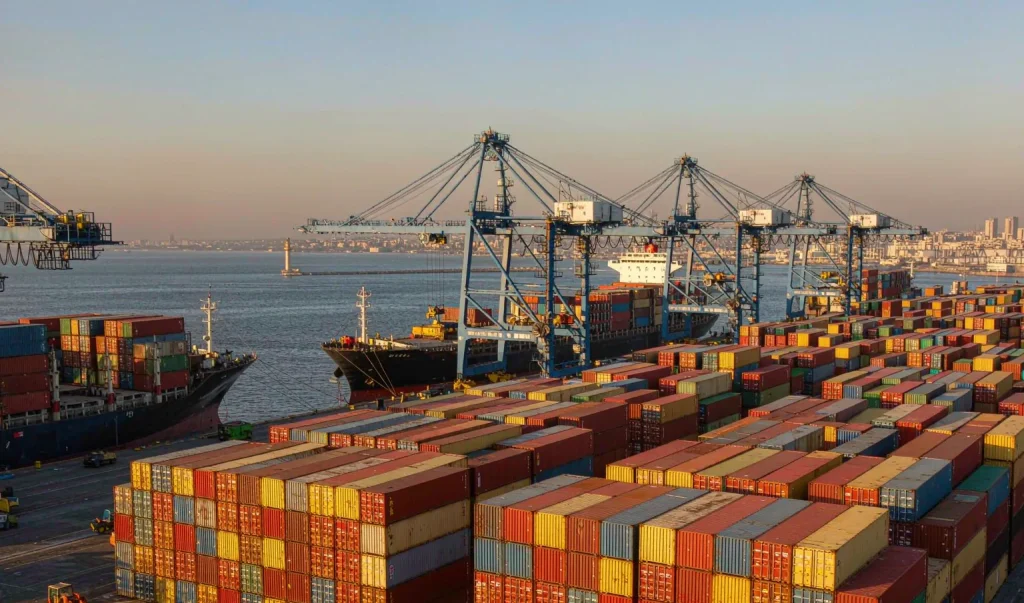 Container terminal at the Port of Beirut - China to Lebanon freight