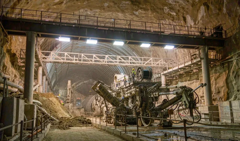 CKU railway tunnel construction in Central Asia